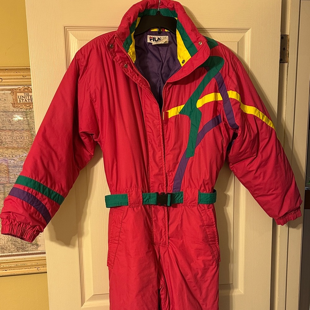 Mint Condition Fila Vintage 90s Pink Skisuit